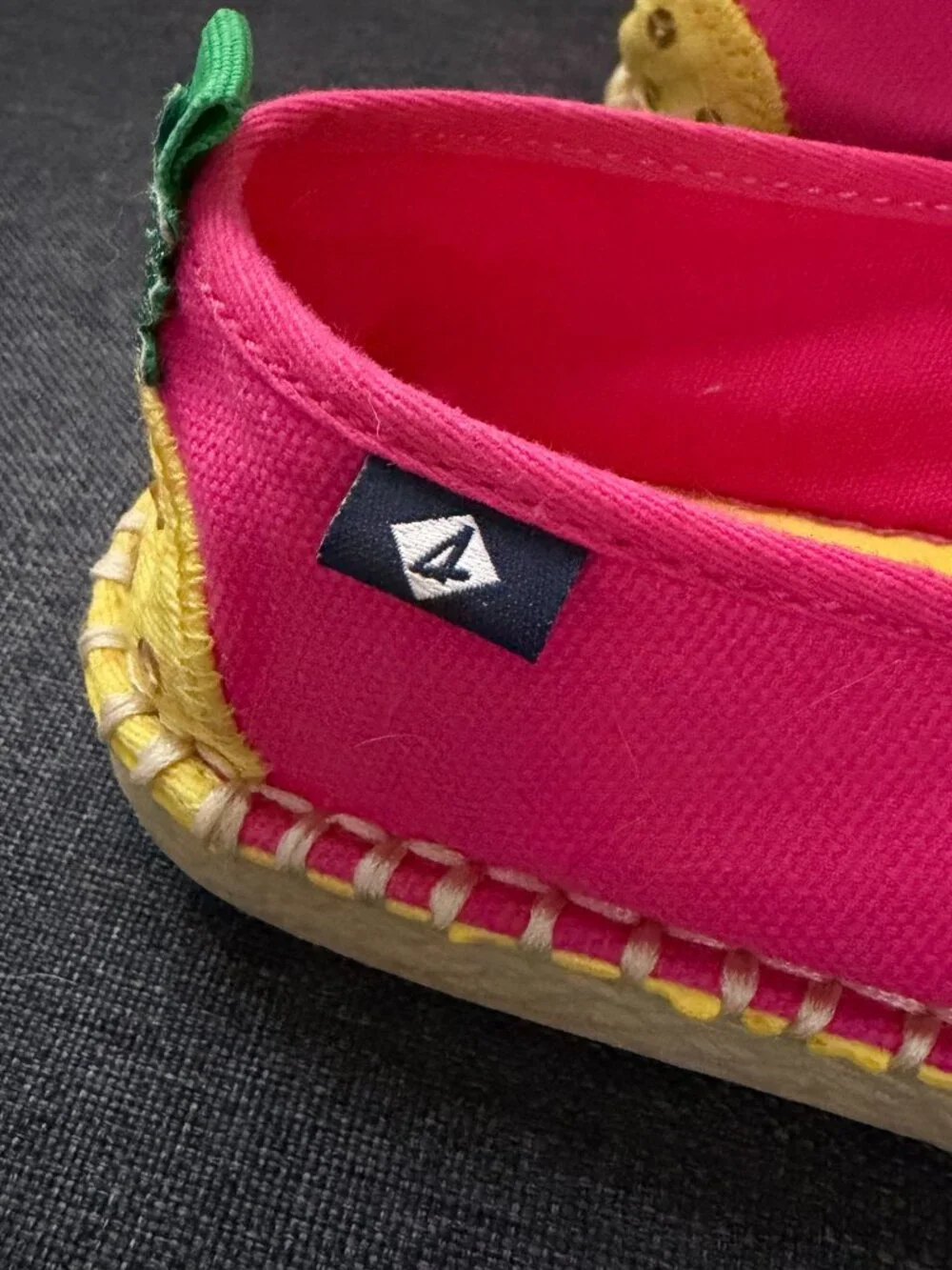 Kids' Pink Pineapple Slip On Shoes, Size 13M